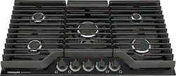 Frigidaire - Gallery 36" Gas Cooktop - Black - Front_Zoom