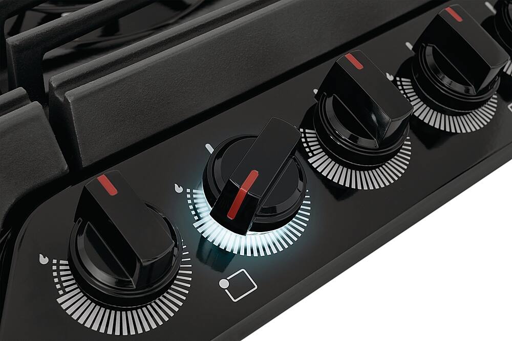 Alt View 14. Frigidaire - Gallery 36" Gas Cooktop - Black.