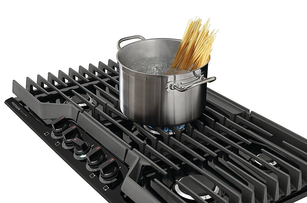 Alt View 16. Frigidaire - Gallery 36" Gas Cooktop - Black.