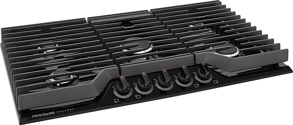 Left. Frigidaire - Gallery 36" Gas Cooktop - Black.