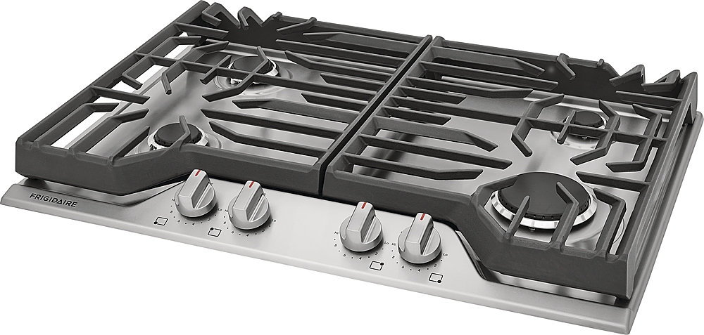 Angle View: Frigidaire - 30" Gas Cooktop