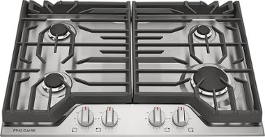 Frigidaire - 30" Gas Cooktop - Stainless steel - Front_Zoom