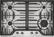 Alt View 11. Frigidaire - 30" Gas Cooktop - Stainless Steel.