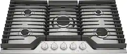 Frigidaire - Gallery 36" Gas Cooktop - Stainless Steel - Front_Zoom