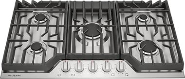 Frigidaire - 36" Gas Cooktop - Stainless steel - Front_Zoom