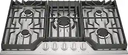Frigidaire - 36" Gas Cooktop - Stainless Steel