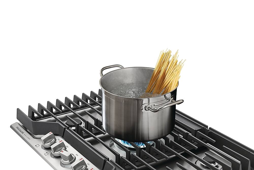 Alt View 15. Frigidaire - Gallery 30" Gas Cooktop - Stainless Steel.