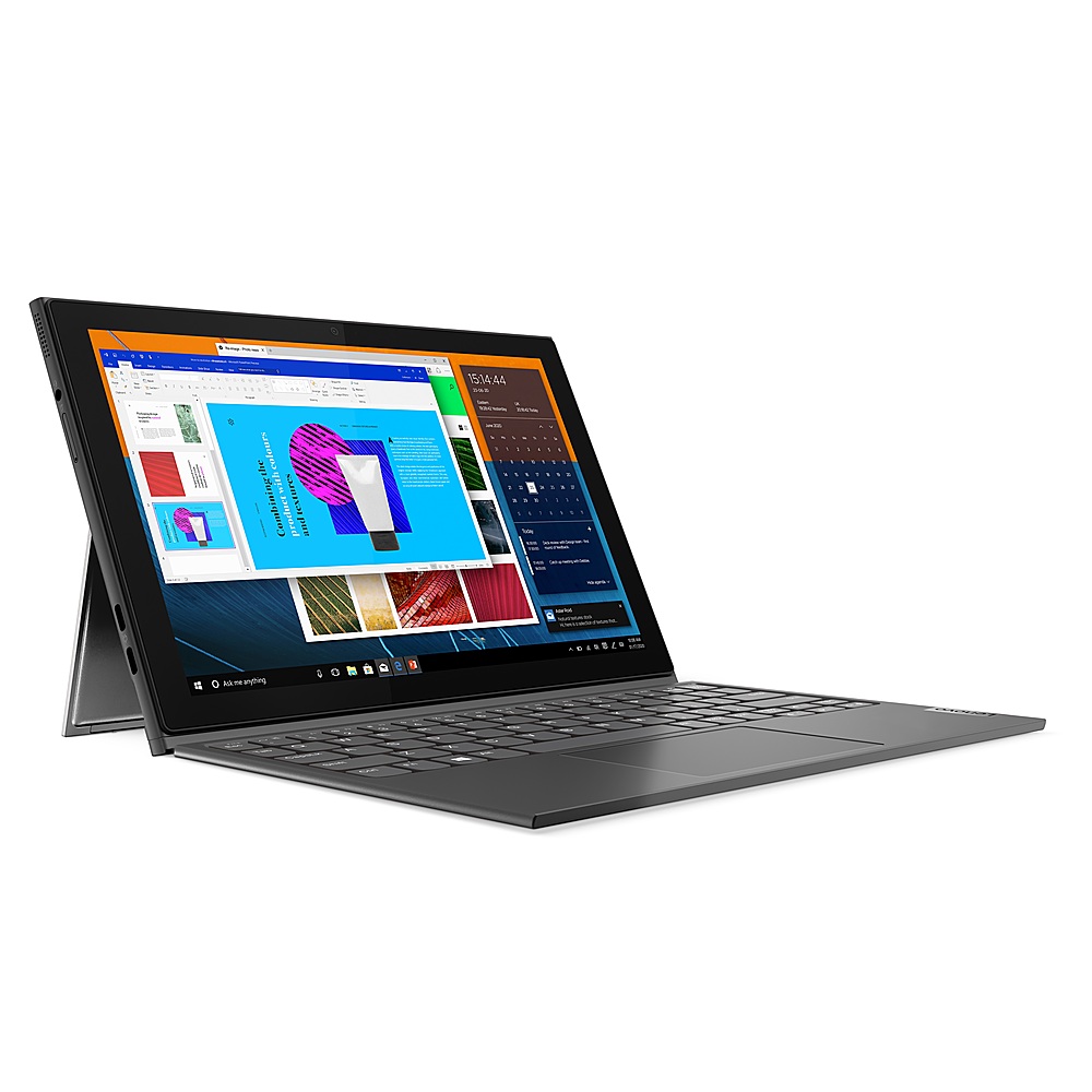 Buy: Lenovo IdeaPad Duet 3 10IGL5 10.3" Laptop Intel Celeron 4 GB Memory 128 GB eMMC Windows 11 S Graphite Gray 82AT00F1US