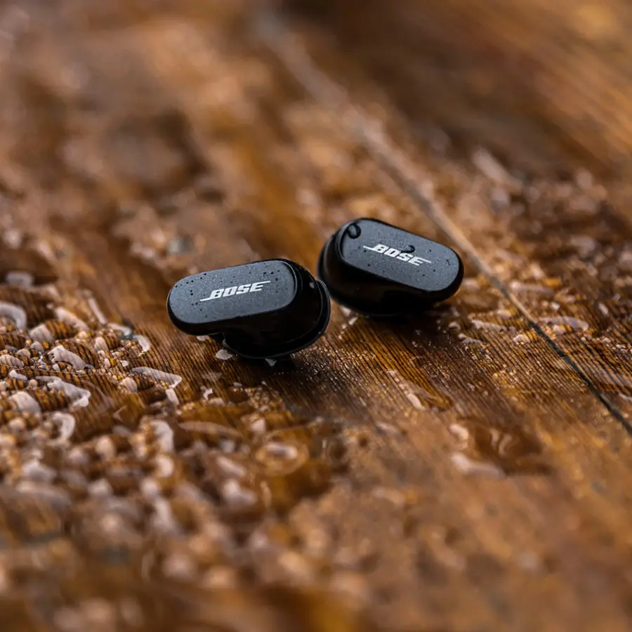 Alt View 18. Bose - QuietComfort Earbuds II True Wireless Noise Cancelling In-Ear Headphones - Triple Black.
