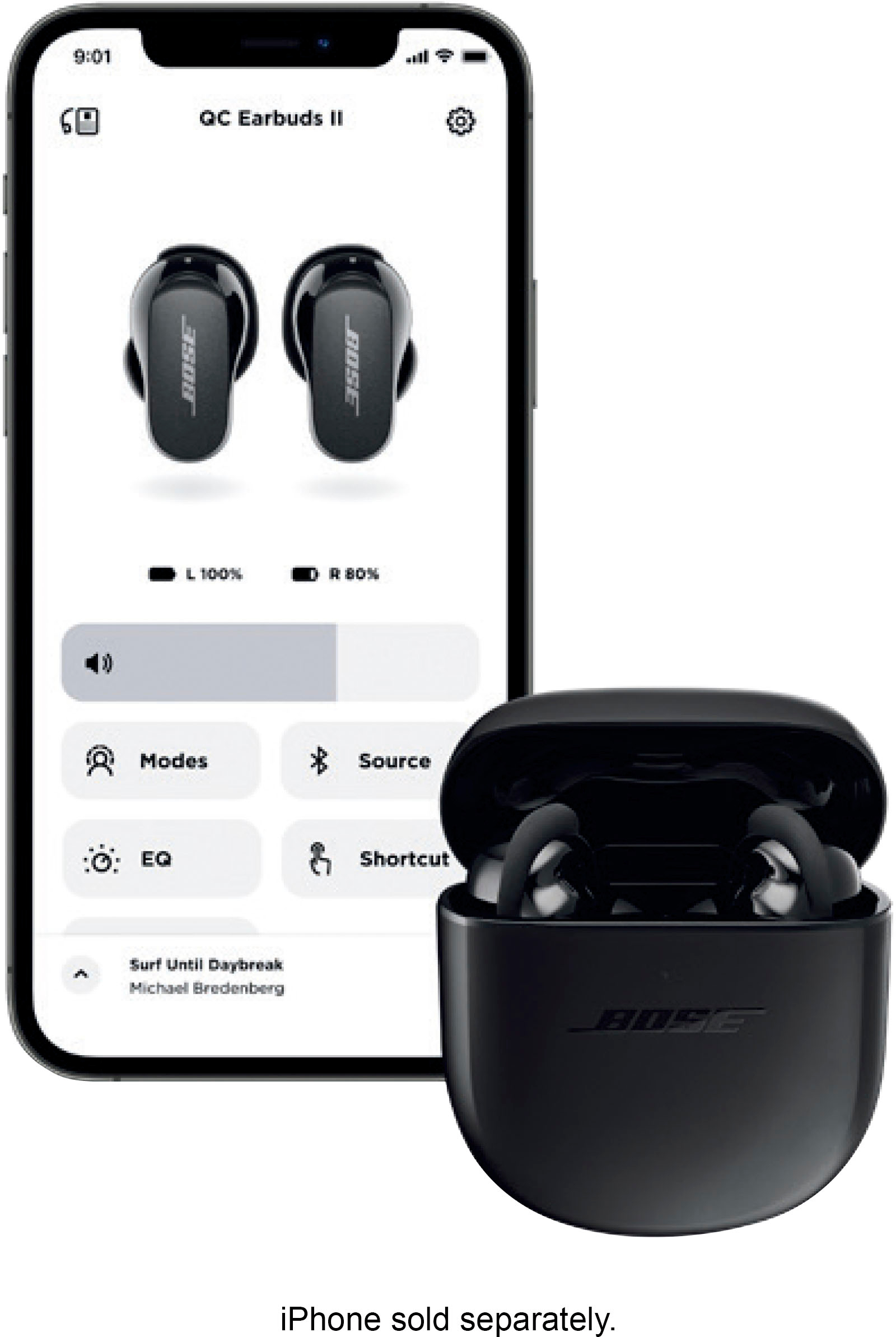 Bose QuietComfort Earbuds True Wireless Noise Cancelling Headphones Triple Black 870730-0010 Best Buy