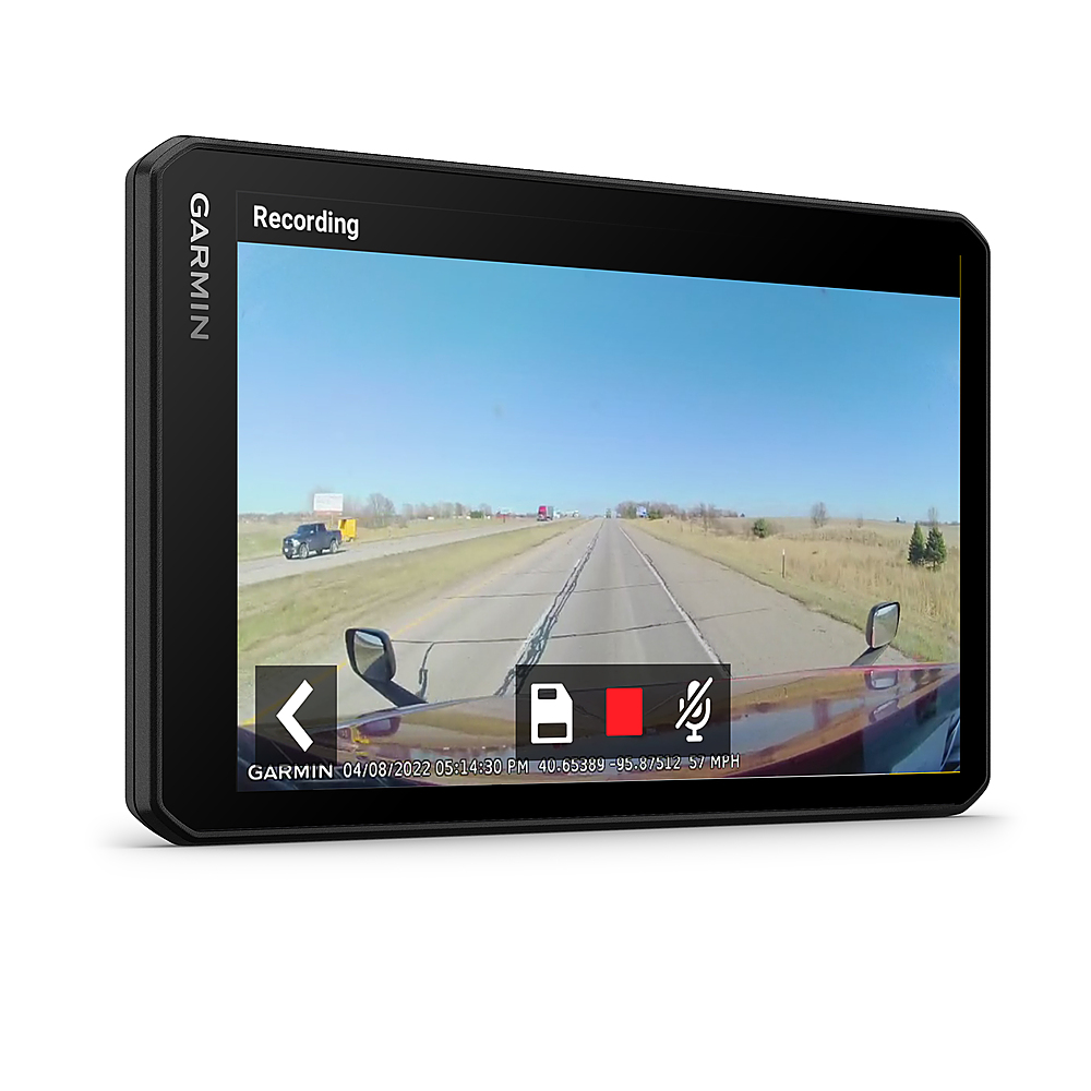 Angle View: Garmin - dēzlcam OTR710 7" Trucking GPS - Black