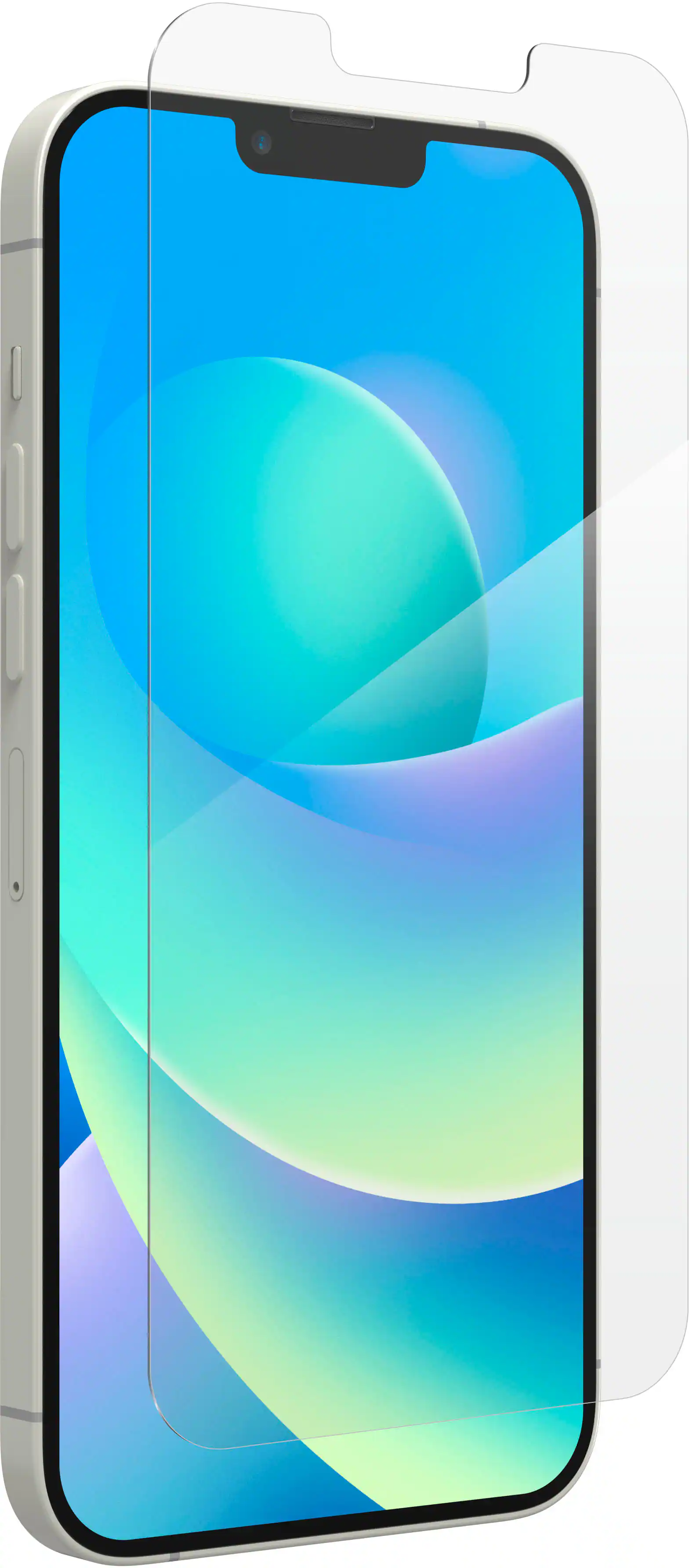 Angle. ZAGG - InvisibleShield Glass+ Defense Screen Protector for Apple iPhone 14 Plus - Clear.