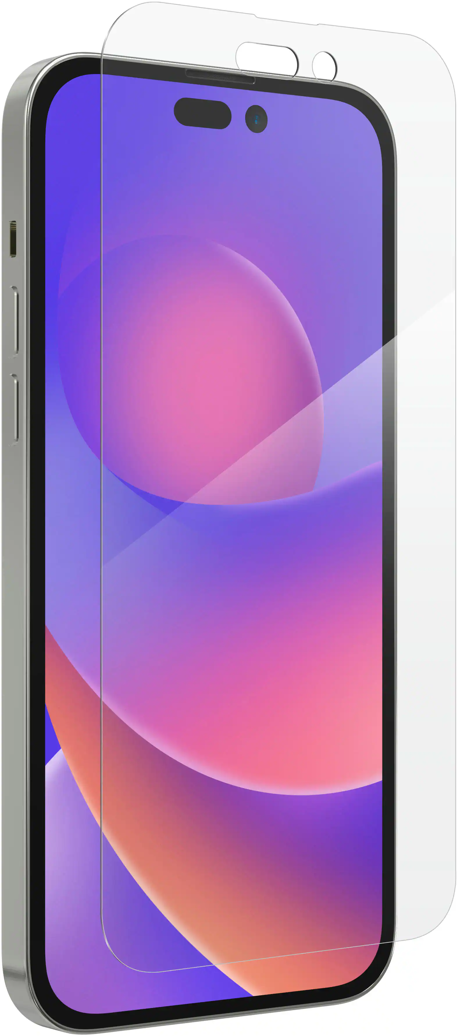 ZAGG - Glass+ Defense Screen Protector for Apple iPhone 14 Pro Max - Clear