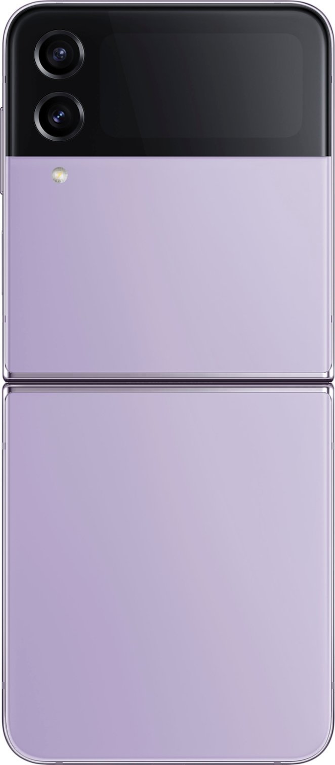Zoom in on Alt View Zoom 15. Samsung - Galaxy Z Flip4 128GB (Unlocked) - Bora Purple.