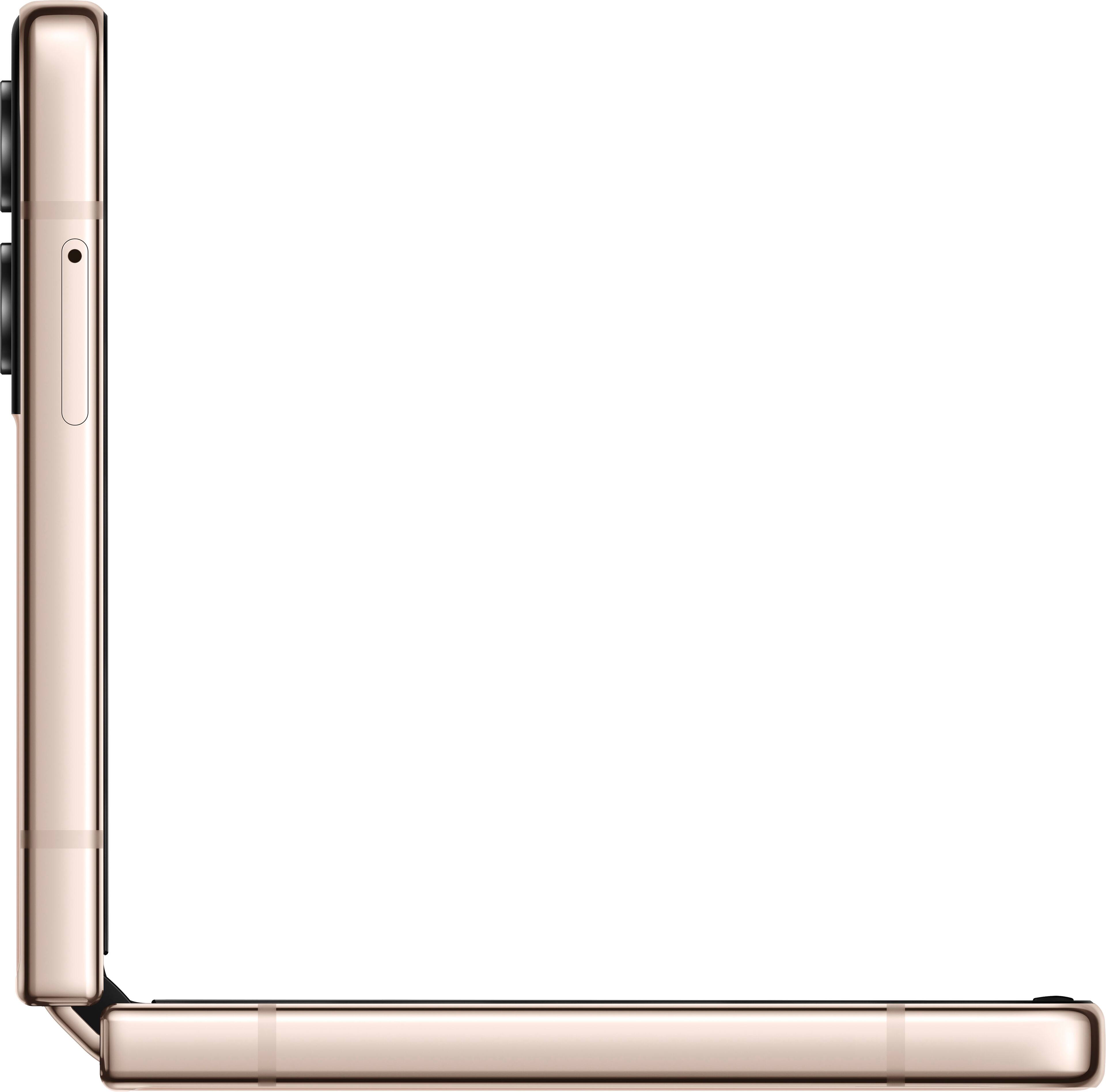 Alt View 13. Samsung - Galaxy Z Flip4 128GB (Unlocked) - Pink Gold.