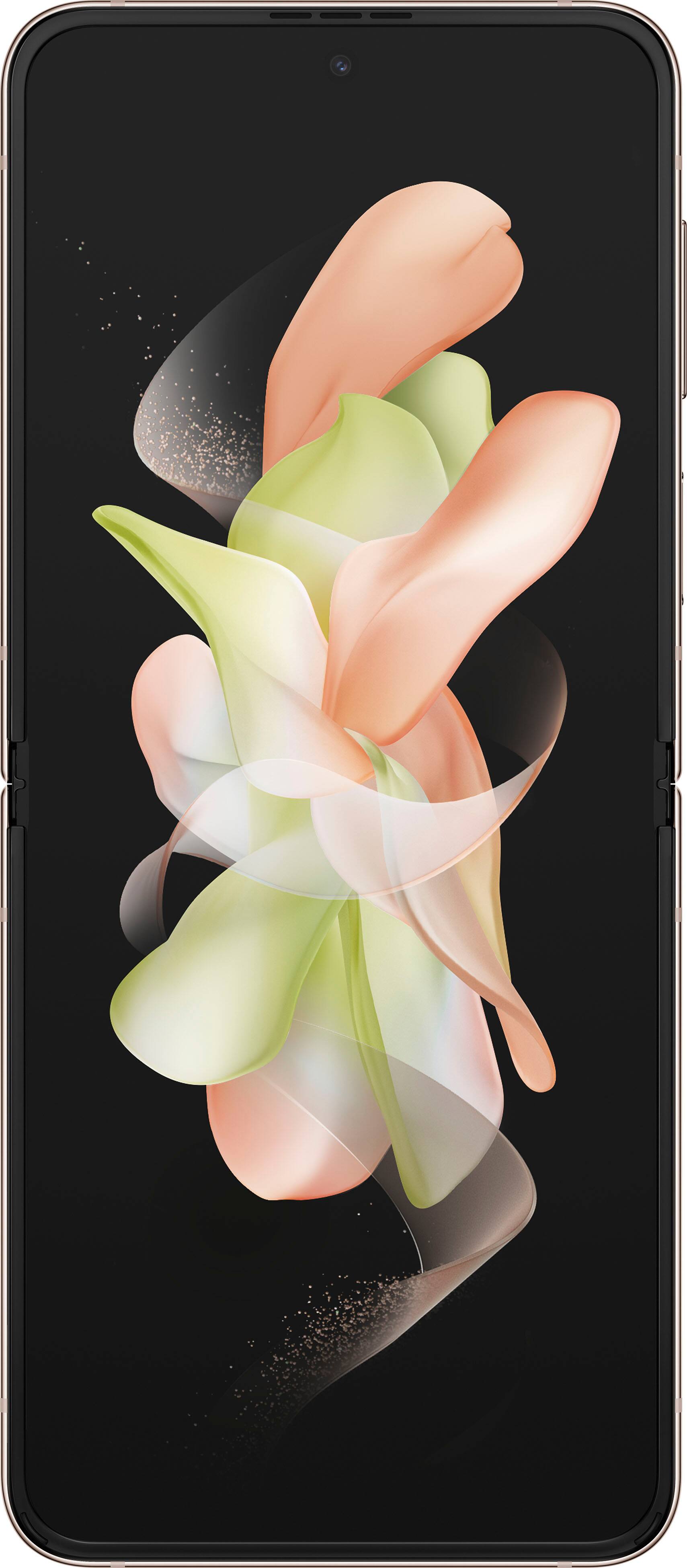 Alt View 14. Samsung - Galaxy Z Flip4 128GB (Unlocked) - Pink Gold.