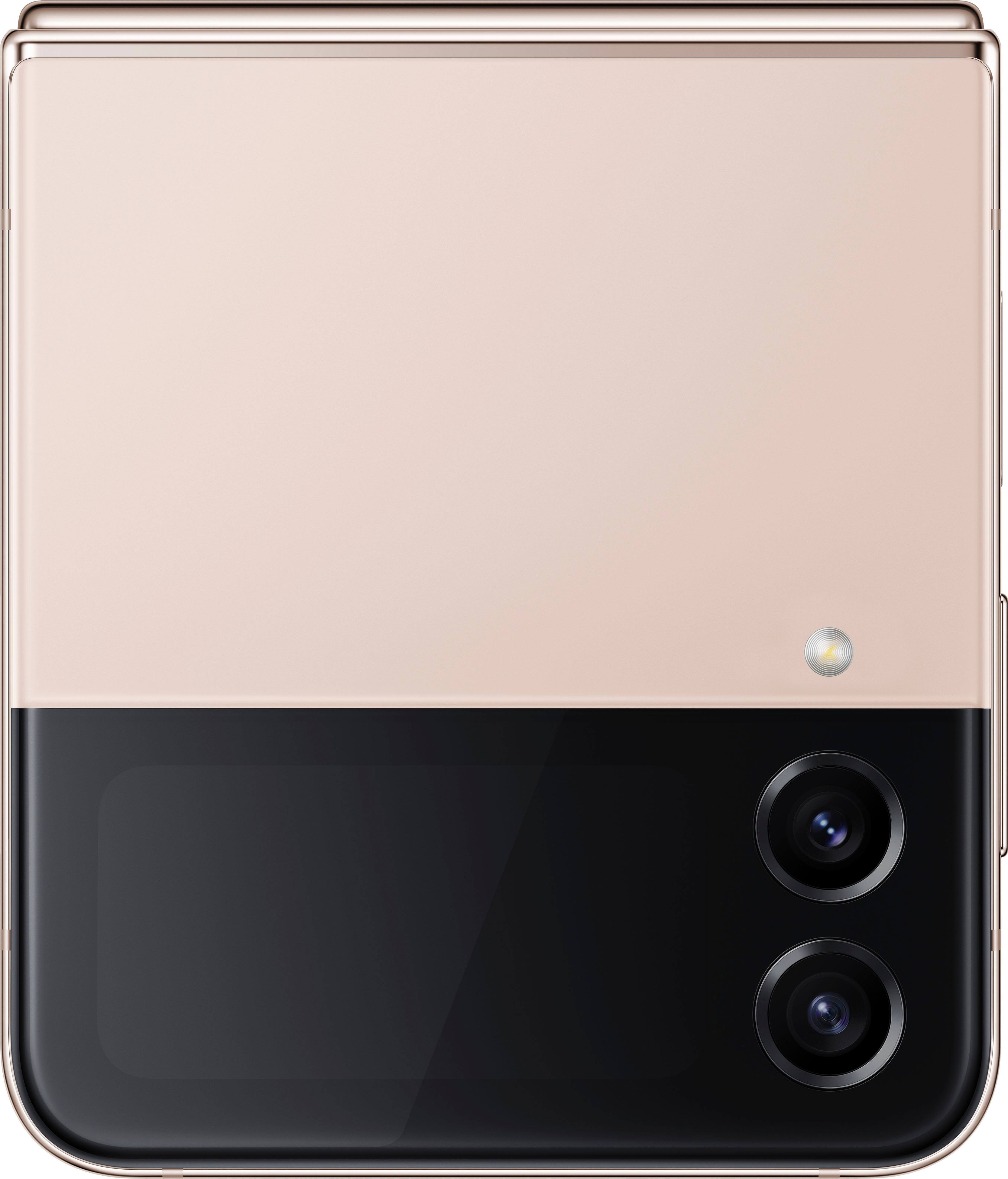 Alt View 17. Samsung - Galaxy Z Flip4 128GB (Unlocked) - Pink Gold.