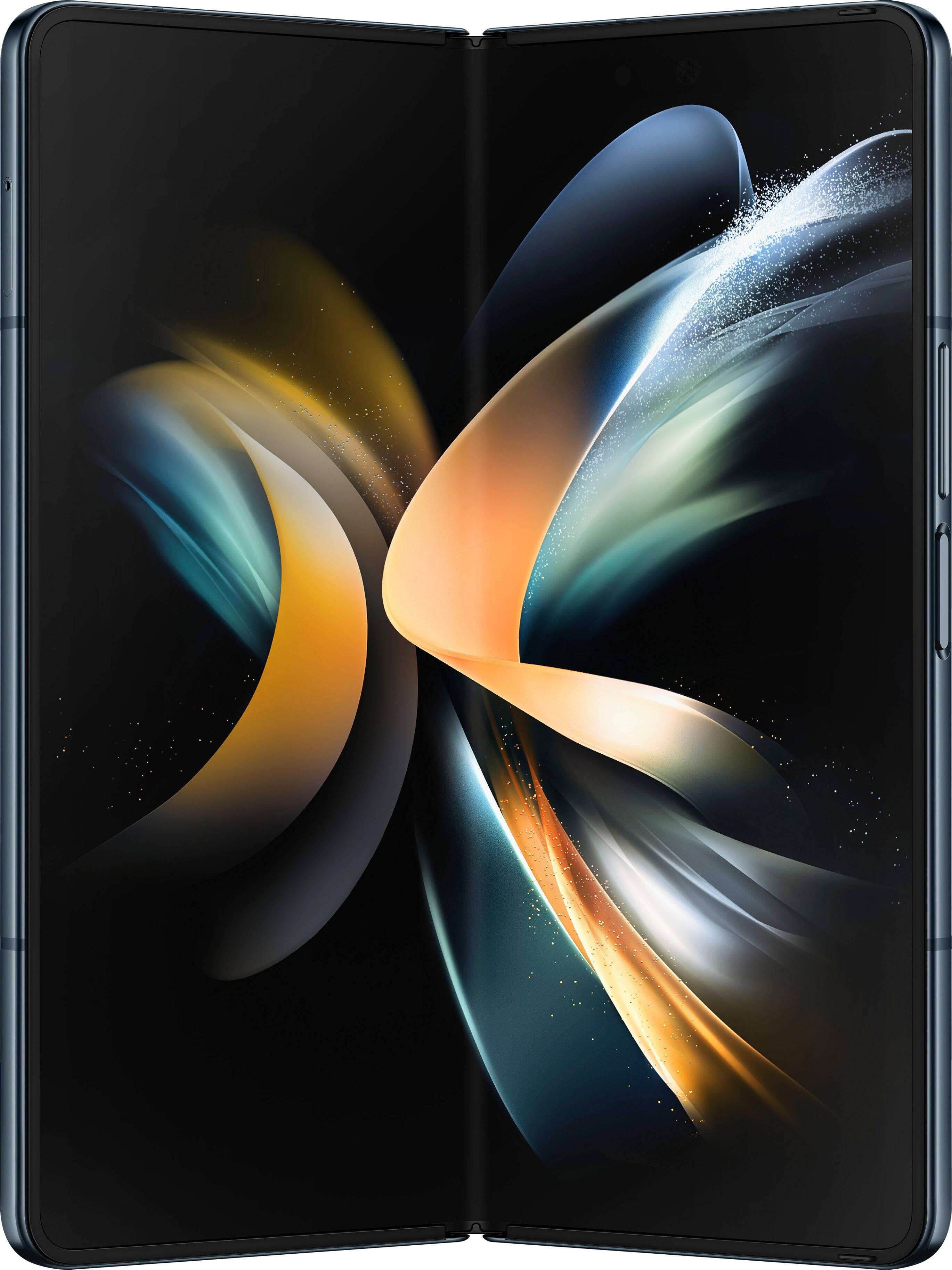 Alt View 12. Samsung - Galaxy Z Fold4 512GB (Unlocked) - Graygreen.