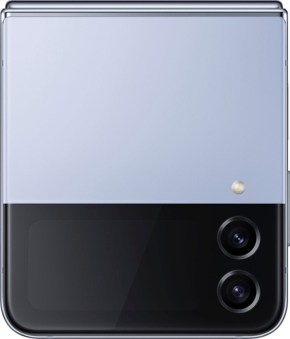 Zoom in on Alt View Zoom 17. Samsung - Galaxy Z Flip4 128GB (Unlocked) - Blue.