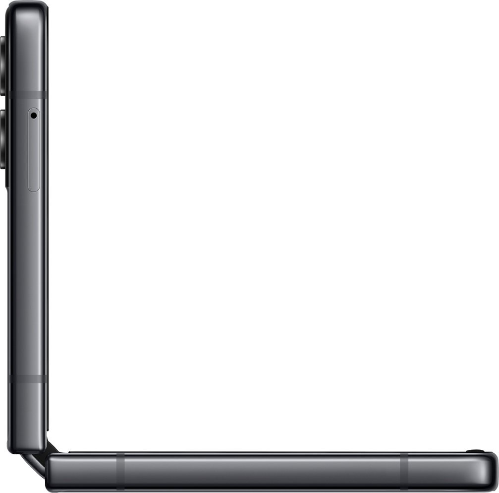 Zoom in on Alt View Zoom 13. Samsung - Galaxy Z Flip4 128GB (Unlocked) - Graphite.