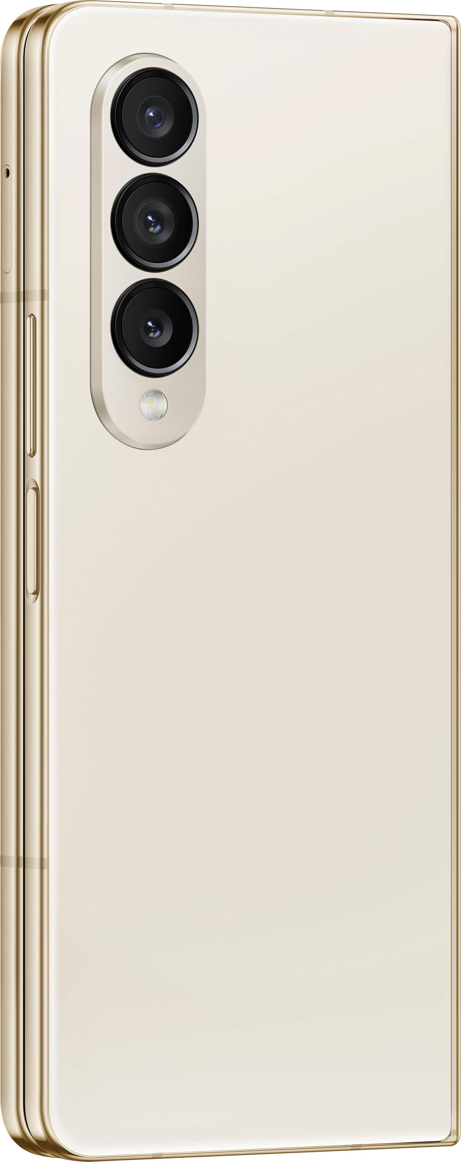 Alt View 17. Samsung - Galaxy Z Fold4 512GB (Unlocked) - Beige.