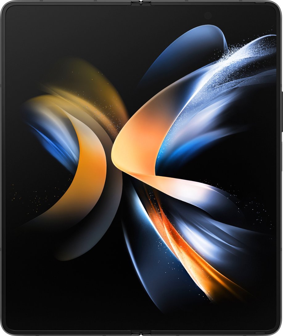 Zoom in on Alt View Zoom 11. Samsung - Galaxy Z Fold4 256GB (Unlocked) - Phantom Black.