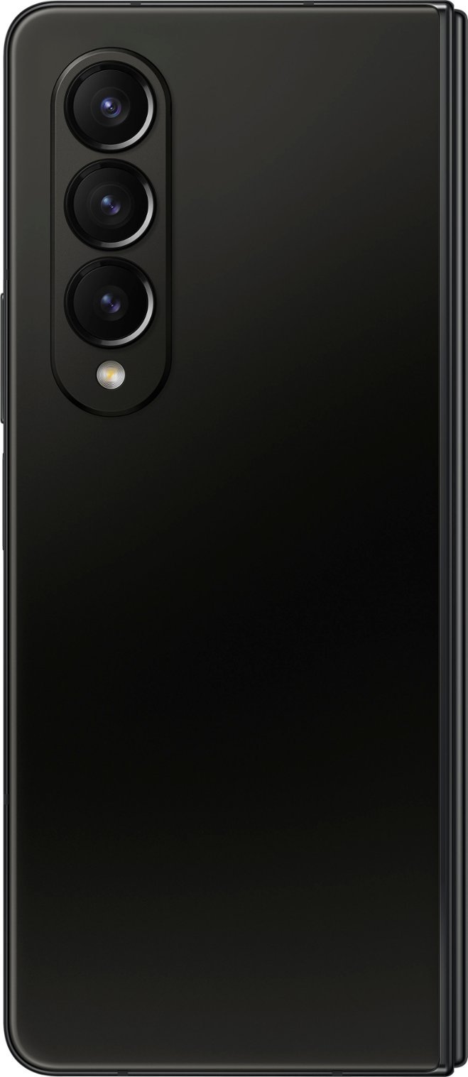Zoom in on Alt View Zoom 18. Samsung - Galaxy Z Fold4 256GB (Unlocked) - Phantom Black.