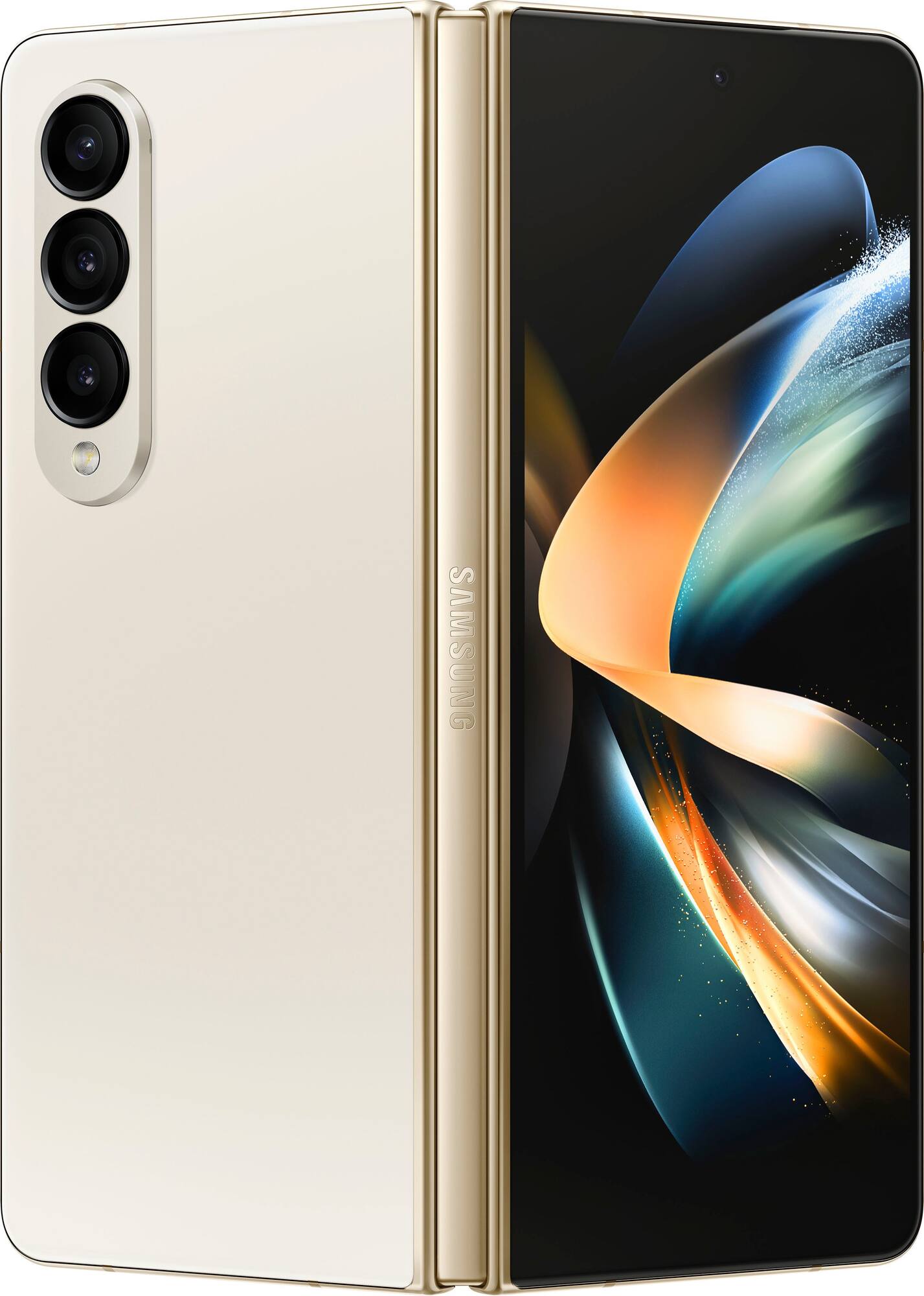 Zoom in on Alt View Zoom 13. Samsung - Galaxy Z Fold4 256GB (Unlocked) - Beige.