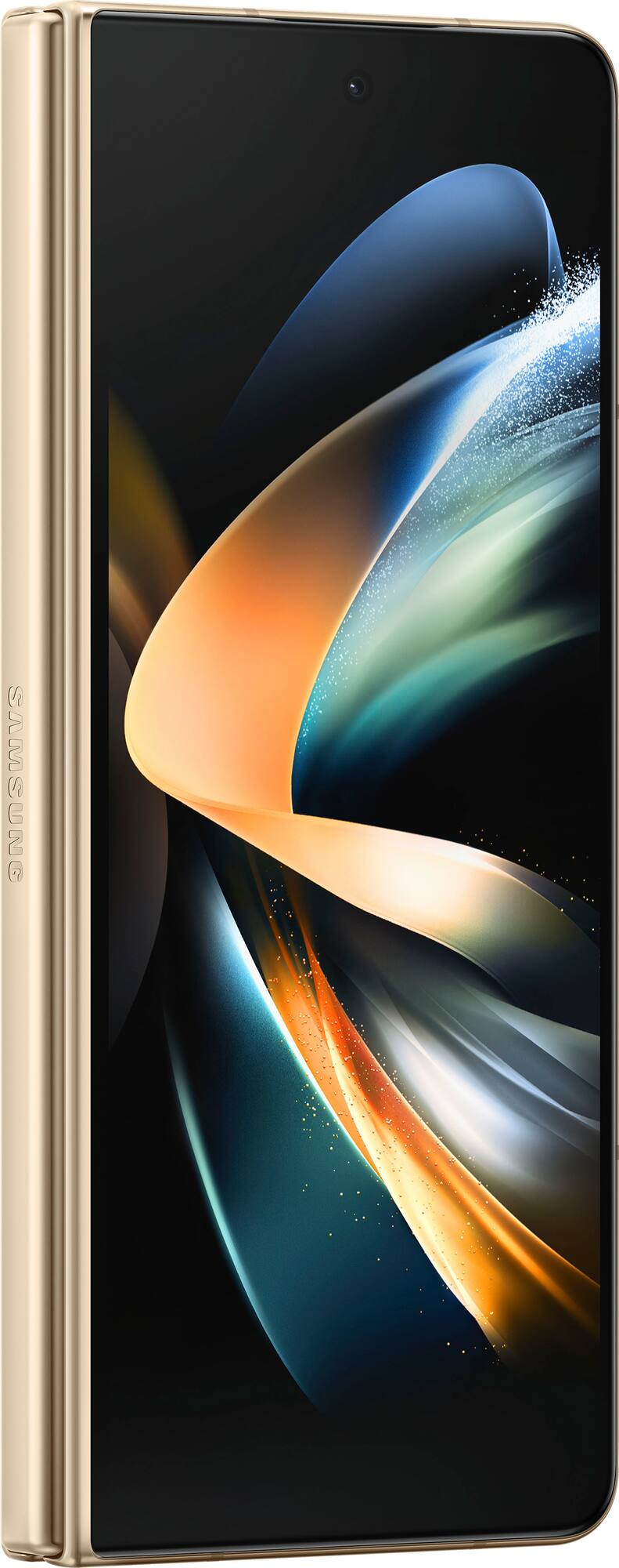 Zoom in on Alt View Zoom 15. Samsung - Galaxy Z Fold4 256GB (Unlocked) - Beige.