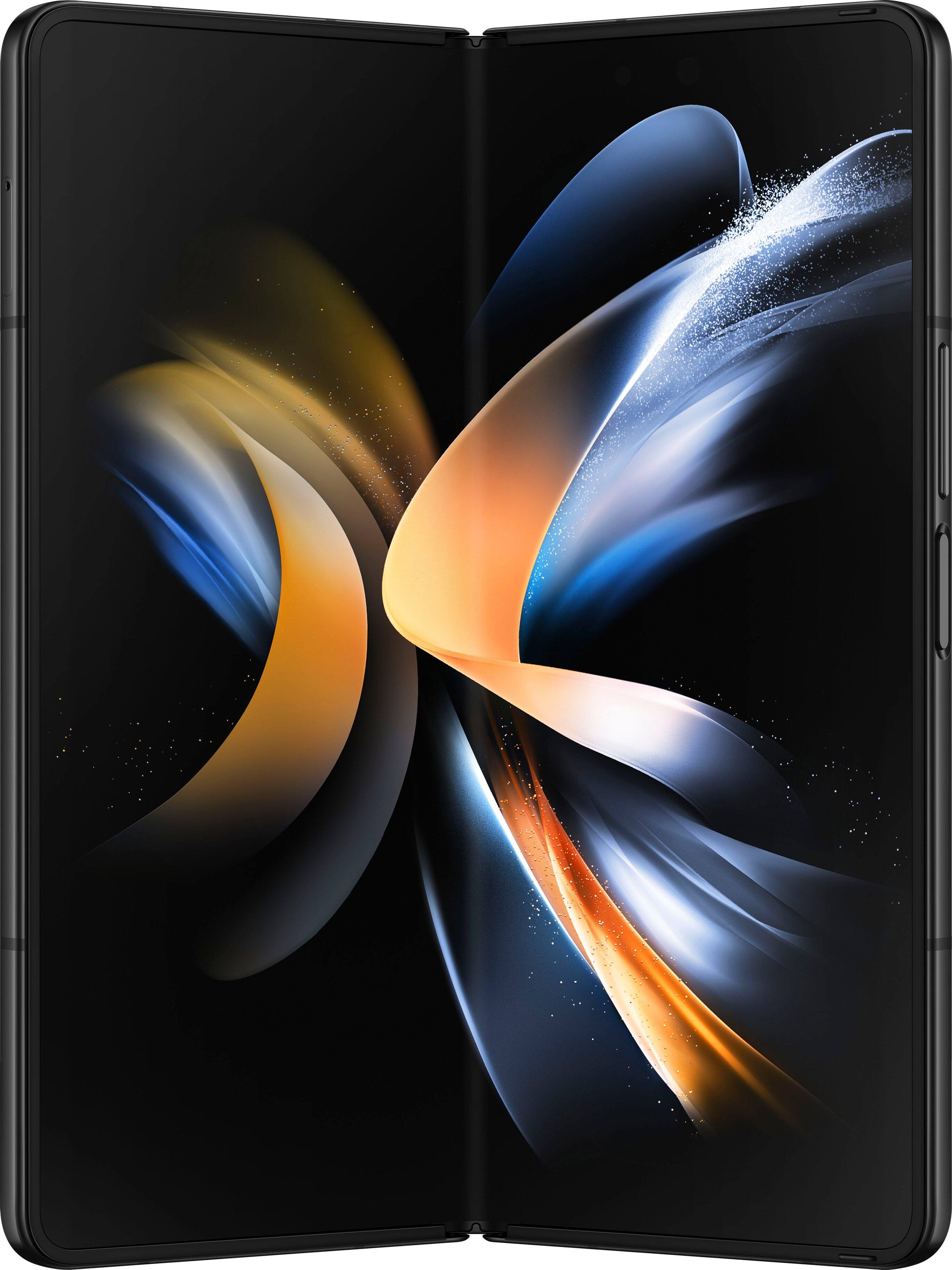 Alt View 12. Samsung - Galaxy Z Fold4 512GB (Unlocked) - Phantom Black.