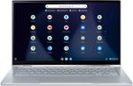ASUS - 2-in-1 14" Touchscreen Chromebook - Intel Core M3-8100Y - 8GB Memory - 64GB eMMC - Silver