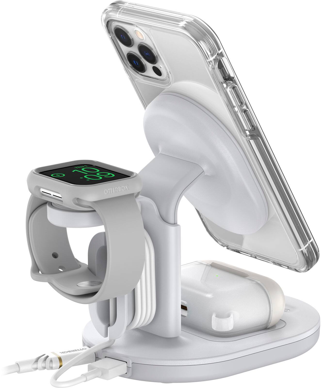 OtterBox 3-in-1 Charging Station for MagSafe White