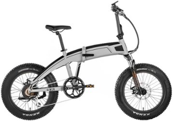 Aventon - Sinch Foldable Ebike w/ 40 mile Max Operating Range and 20 MPH Max Speed - Cloud Grey - Front_Zoom