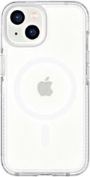 Tech21 - EvoCrystal Case with MagSafe for Apple iPhone 14 - White - Front_Zoom
