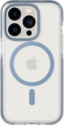 Tech21 - EvoCrystal Case with MagSafe for Apple iPhone 14 Pro - Steel Blue - Front_Zoom