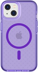 Tech21 - EvoCheck Case with MagSafe for Apple iPhone 14 - Wondrous Purple - Front_Zoom
