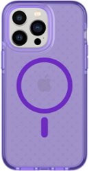 Tech21 - EvoCheck Case with MagSafe for Apple iPhone 14 Pro Max - Wondrous Purple - Front_Zoom