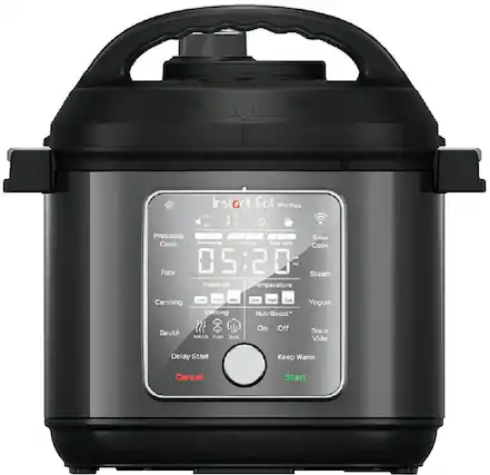 Angle. Instant Pot - 6Qt Pro Plus with WiFi 120V - Black.