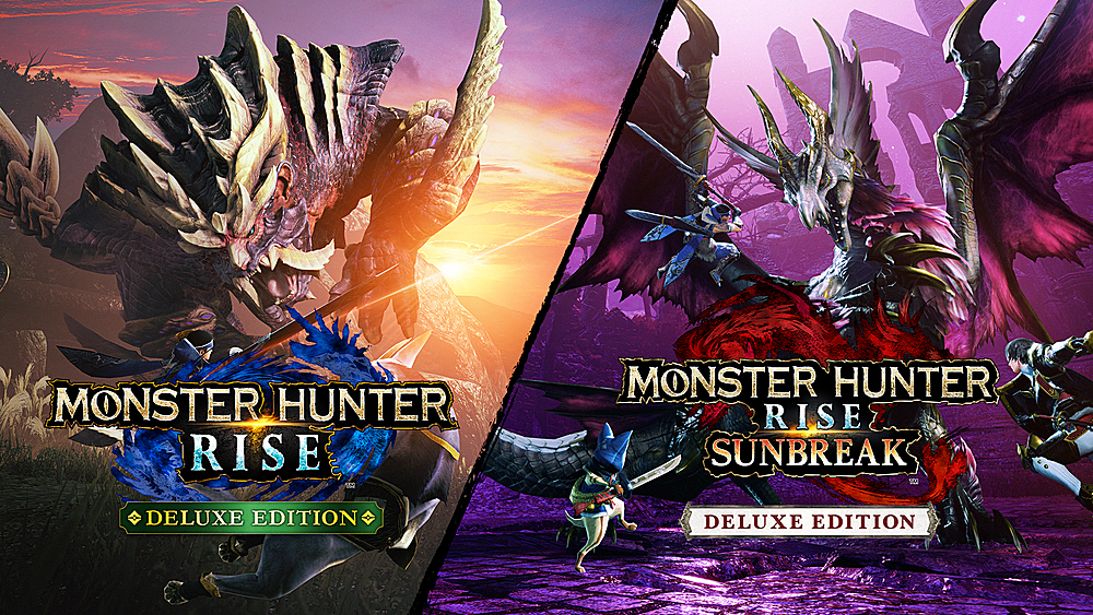 Monster Hunter Rise + Sunbreak Deluxe Nintendo Switch, Nintendo Switch –  OLED Model, Nintendo Switch Lite [Digital] 118063 - Best Buy