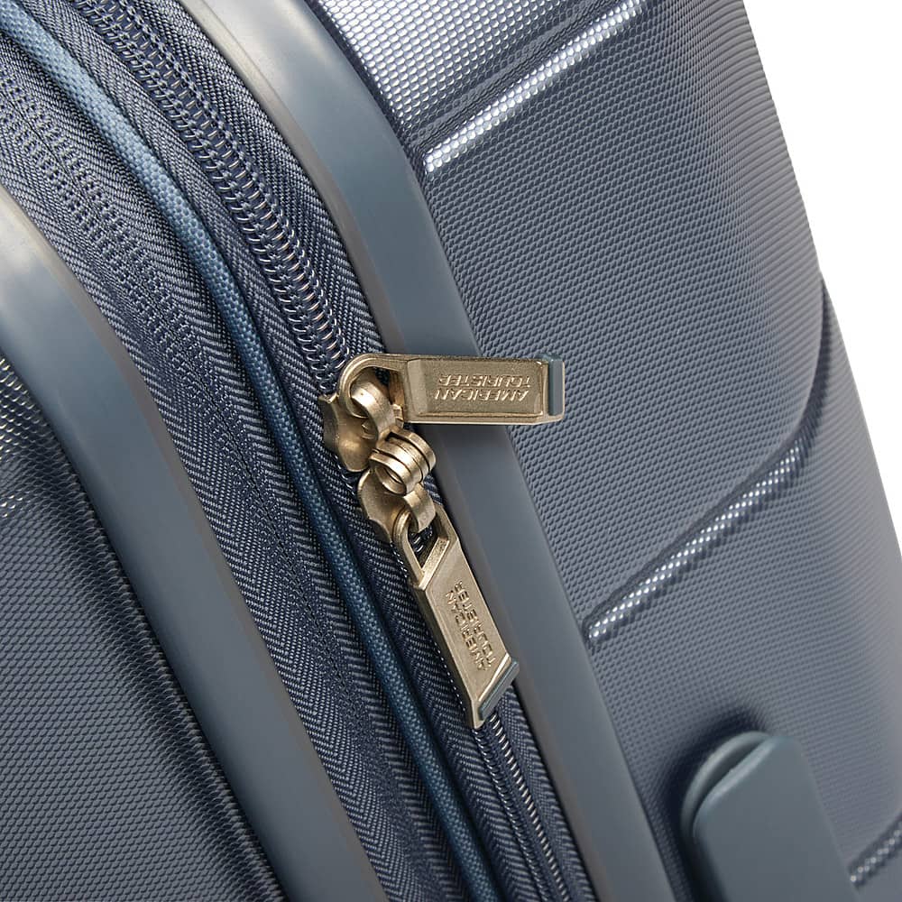 Alt View 15. American Tourister - Stratum 2.0 31" Expandable Spinner Suitcase - Slate Blue.