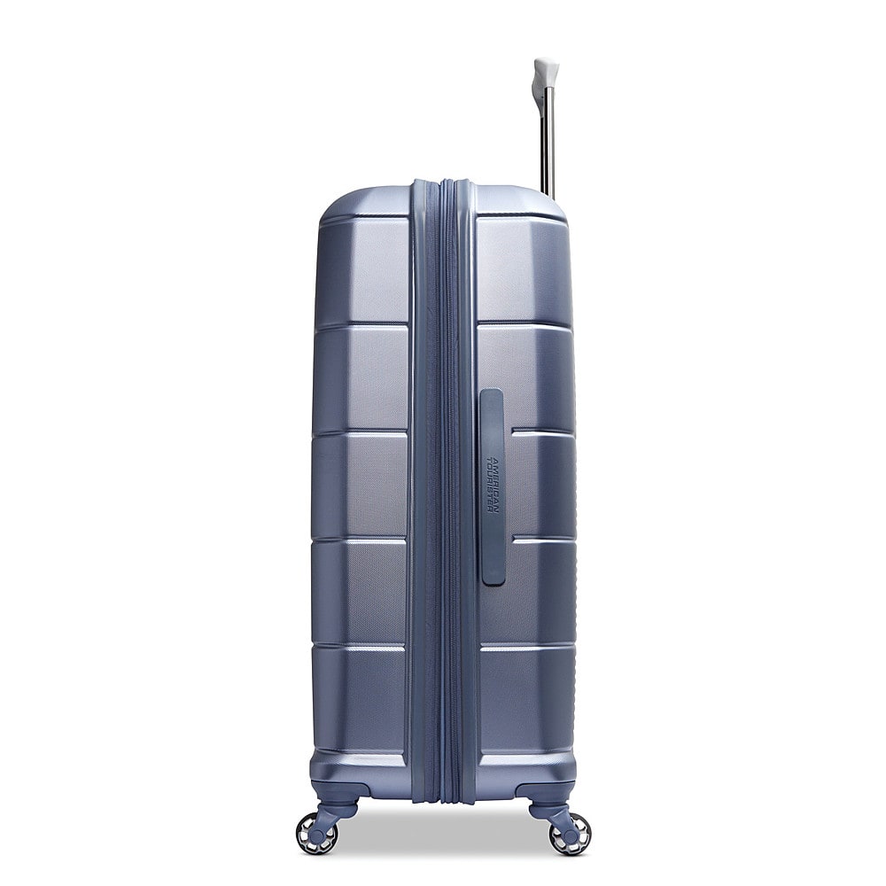 Left. American Tourister - Stratum 2.0 31" Expandable Spinner Suitcase - Slate Blue.