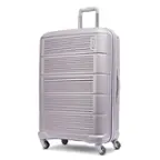 Front. American Tourister - Stratum 2.0 31" Expandable Spinner Suitcase - Purple Haze.