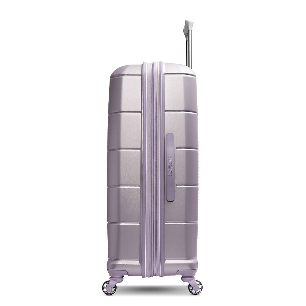 Left. American Tourister - Stratum 2.0 31" Expandable Spinner Suitcase - Purple Haze.