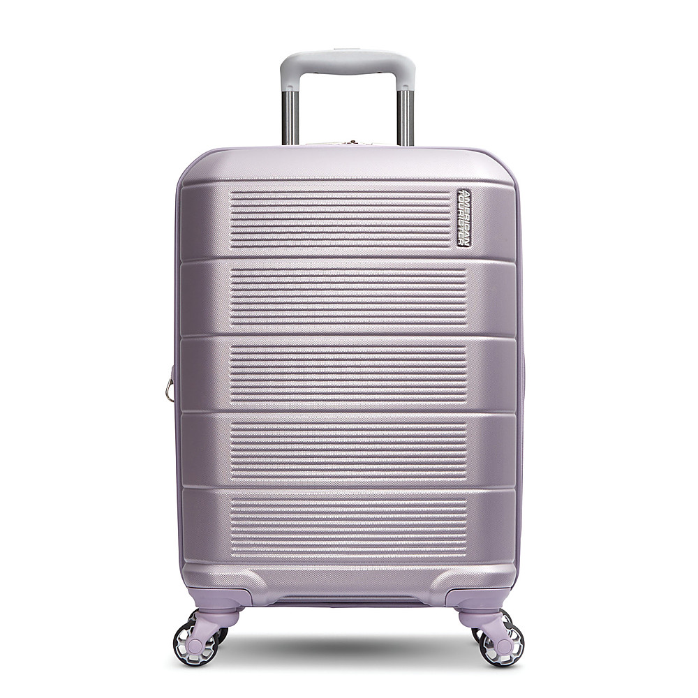 Angle View: American Tourister - Stratum 2.0 22" Spinner Expandable Carry-On Suitcase - Purple Haze