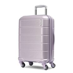 Front. American Tourister - Stratum 2.0 22" Spinner Expandable Carry-On Suitcase - Purple Haze.