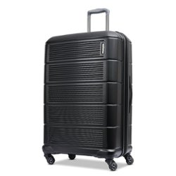 American Tourister - Stratum 2.0 28" Spinner Suitcase - Jet Black - Front_Zoom