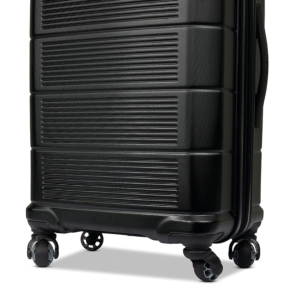 Alt View 13. American Tourister - Stratum 2.0 31" Expandable Spinner Suitcase - Jet Black.