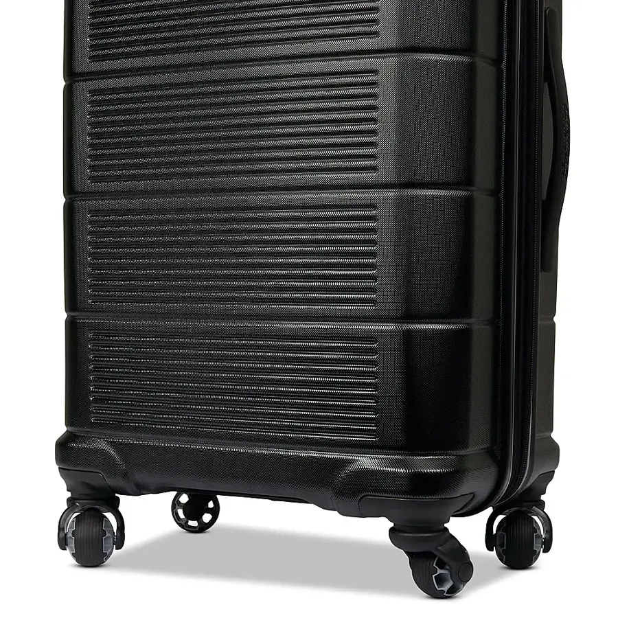 Alt View 13. American Tourister - Stratum 2.0 31" Expandable Spinner Suitcase - Jet Black.