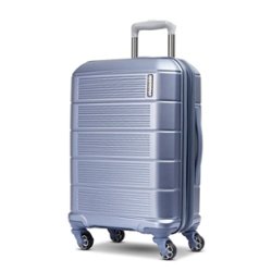 American Tourister - Stratum 2.0 20" Spinner Suitcase - Slate Blue - Front_Zoom