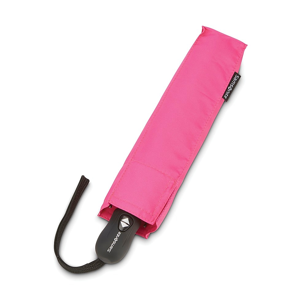 Samsonite Compact Auto Open/Close Umbrella Bright Pink 51699-2563 ...